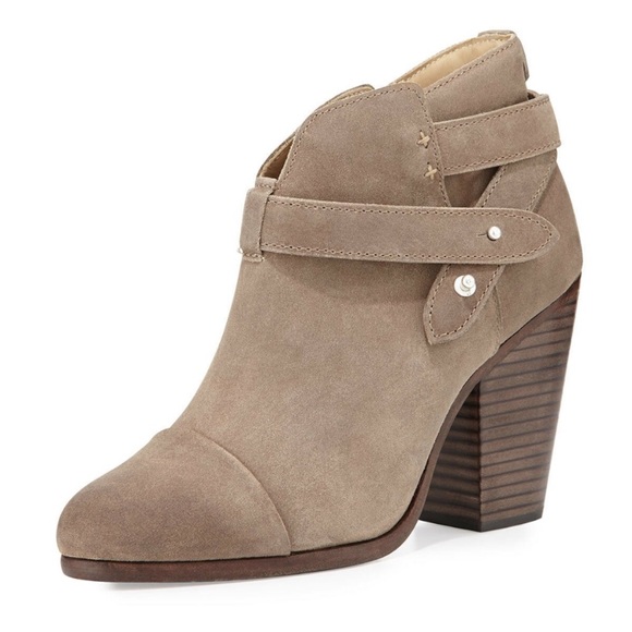 rag & bone Shoes - Rag & Bone Harrow Stone Waxy Leather Women's Ankle Booties Size 40 (10)
